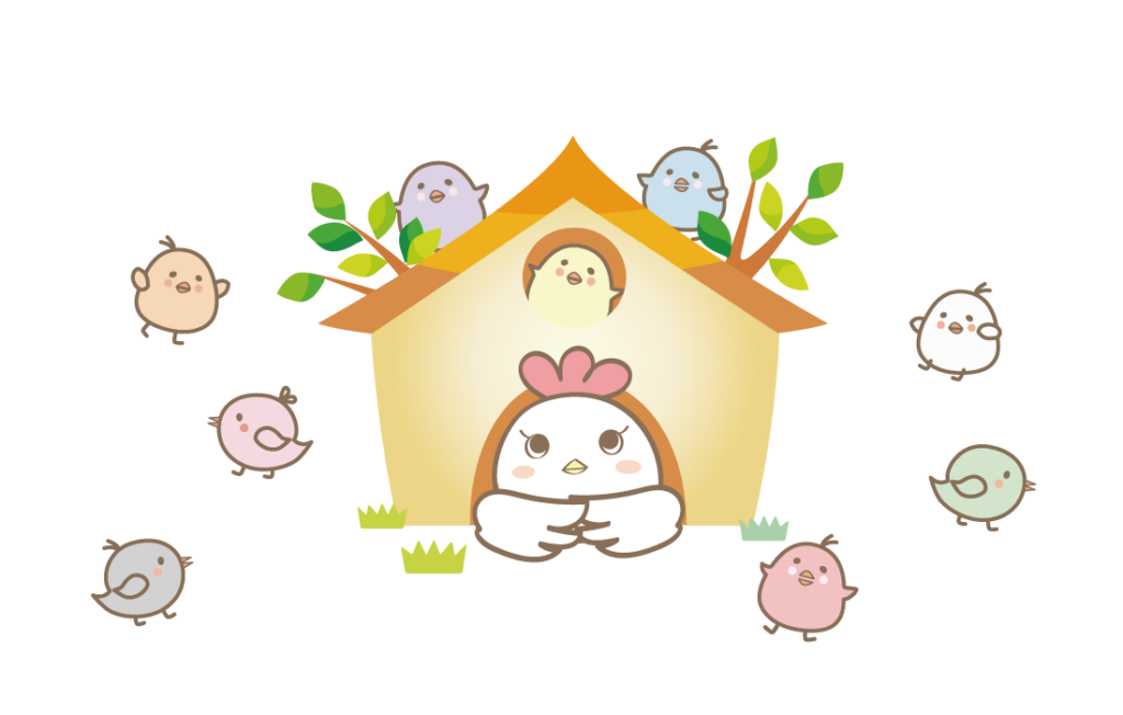 コッコとヒヨコたち